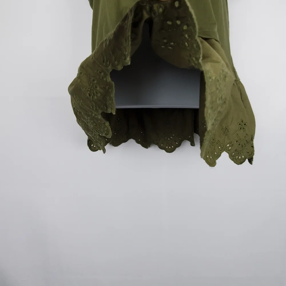 J. Crew Olive Green Sleeveless Blouse Women XS